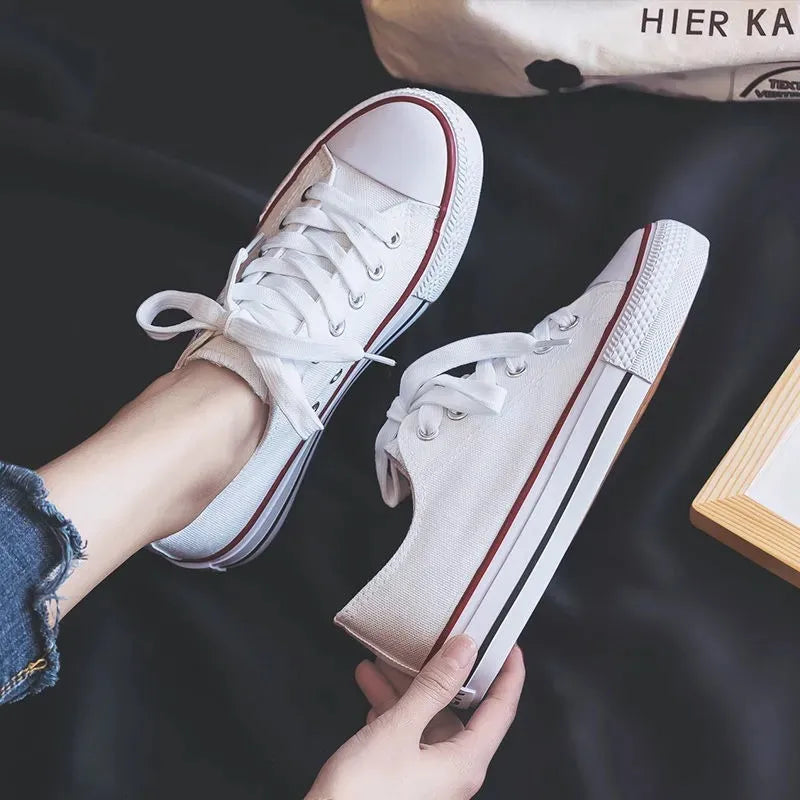 Lace Up Round Toe Sneakers  Sneakers