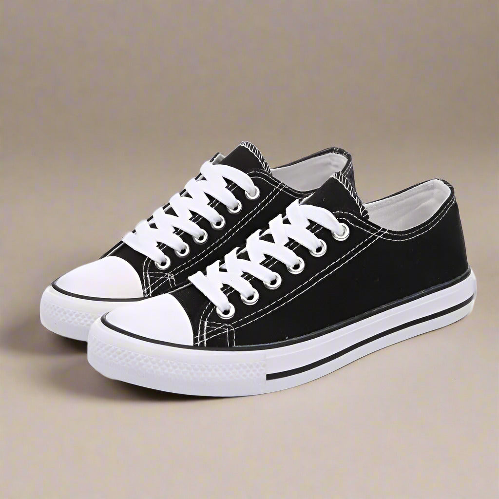 Lace Up Round Toe Sneakers  Sneakers