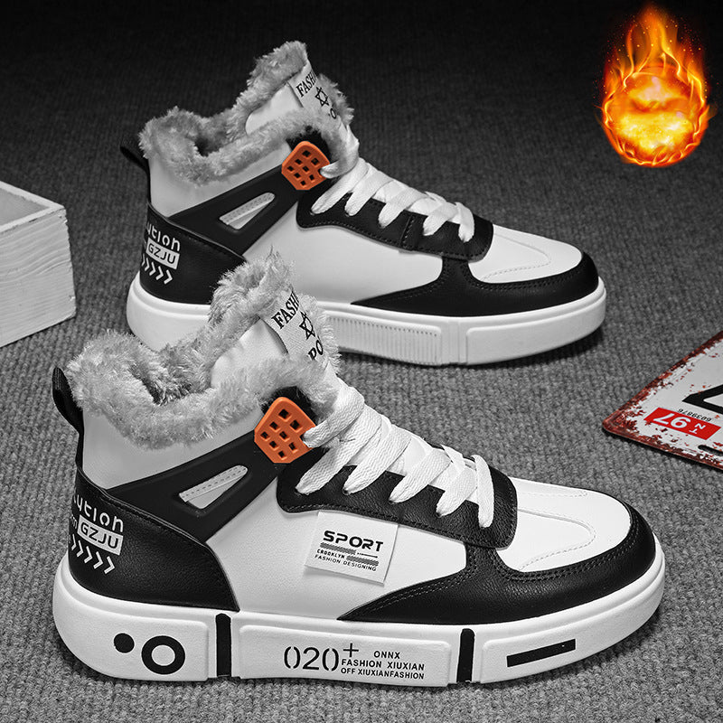 Winter Slippers Warm Men Shoes Waterproof Non-Slip Plush Sneakers Male shoes Boots Men Sneakers Winter  Sneakers