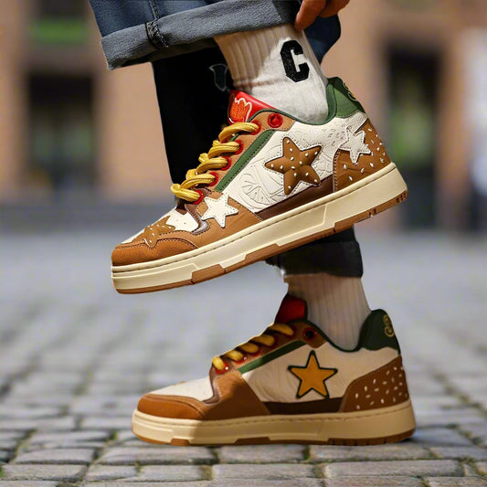 Niche National Fashion Couple Casual Platform Sneakers For Women  Sneakers
