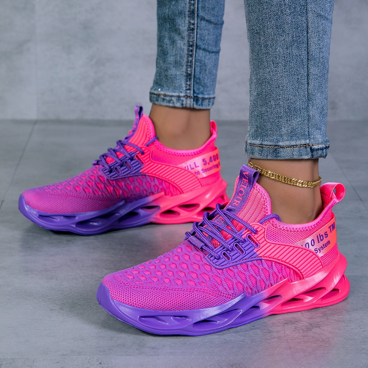 Women's Casual Sporty Outdoor Fashionable Versatile Running Shoes 