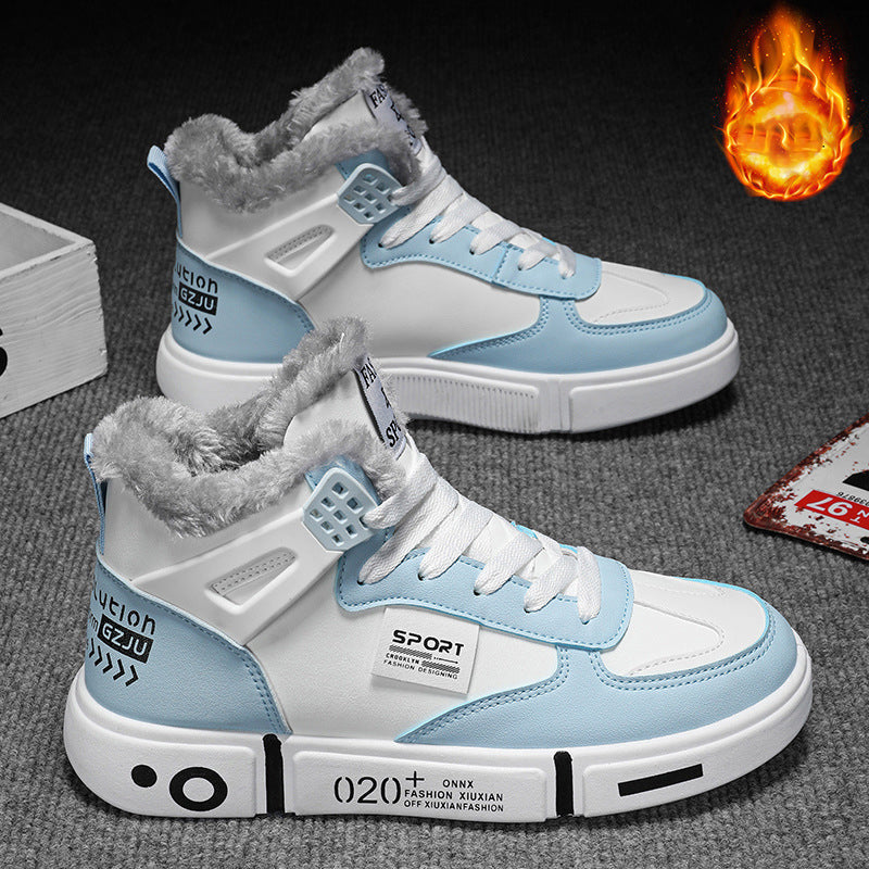 Winter Slippers Warm Men Shoes Waterproof Non-Slip Plush Sneakers Male shoes Boots Men Sneakers Winter  Sneakers