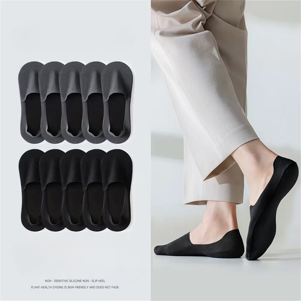 Women’s Invisible Low-Cut Cotton Socks 