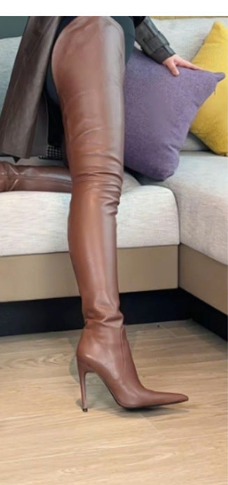 Over-the-knee Stretch Boots For Women 