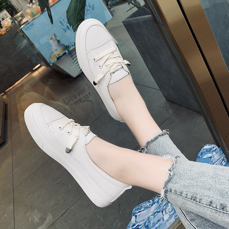 Women's White Shoes Personalized Stylish And Simple Casual  walking shoes