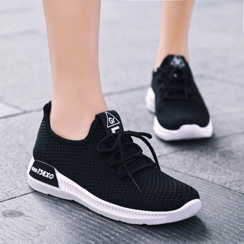 Casual Cross Strap Women Breathable Sneakers  Sneakers