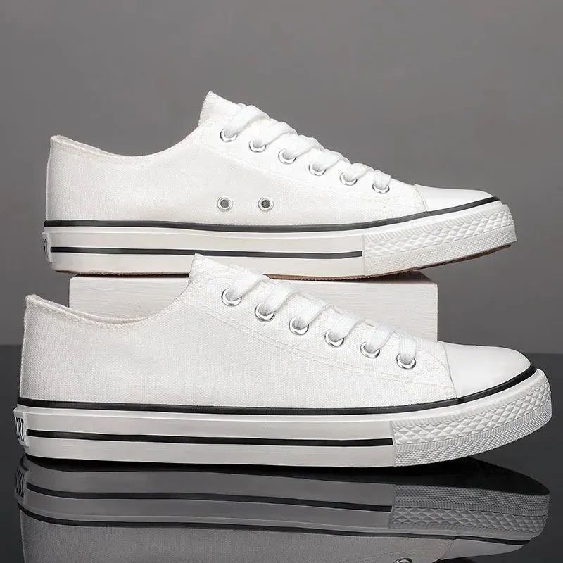 Lace Up Round Toe Canvas Sneakers  Sneakers