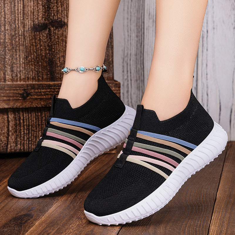 Women's Casual Shoes Breathable Mesh Surface Plus Size Soft Bottom Pumps  walking shoes