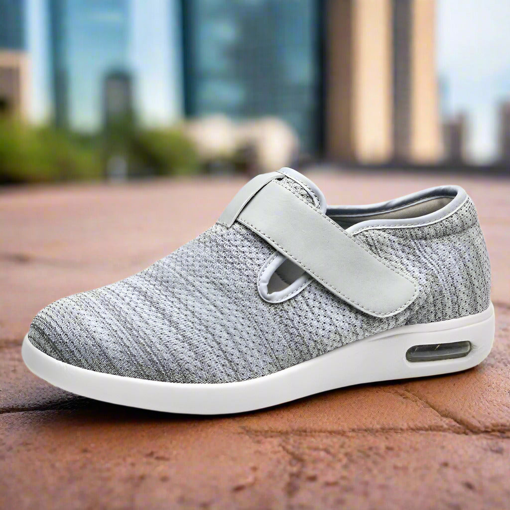 Summer and autumn styles with added fat and widened elderly shoes healthy walking and casual shoes for women easy to put on and take off adjustable shoes  walking shoes