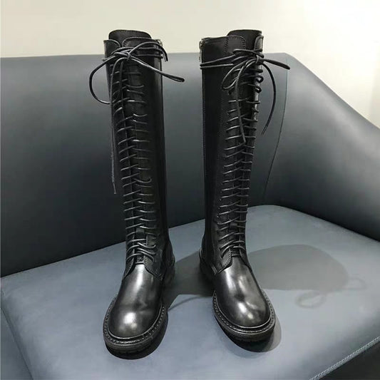 EquiGrace Knee-High Leather Riding Boots