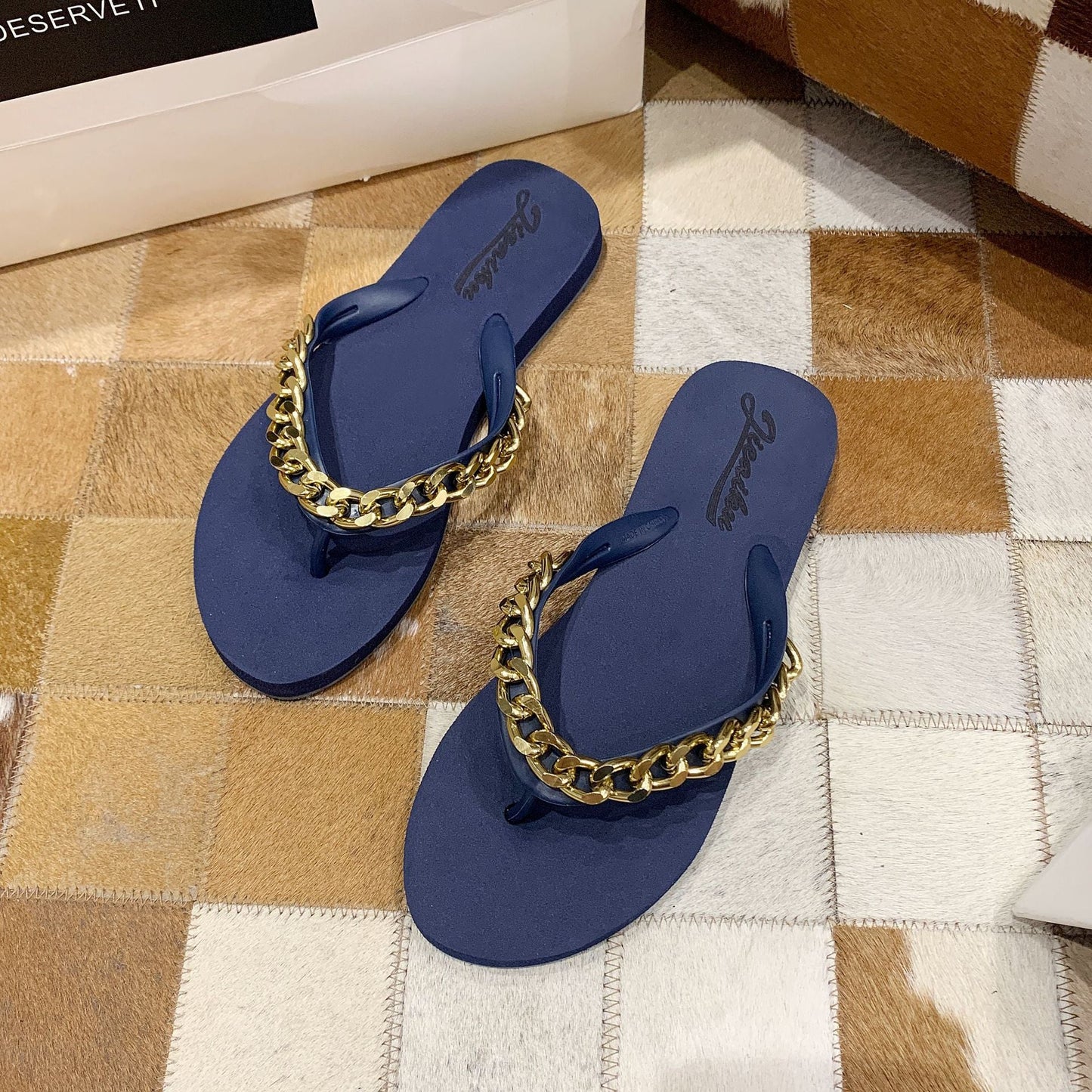 Net Red Rhinestone Slippers Women  casual slippers