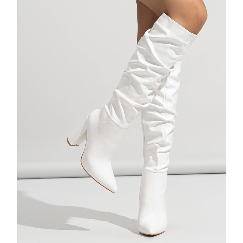 Pointed Long Women's High Heels  Boots