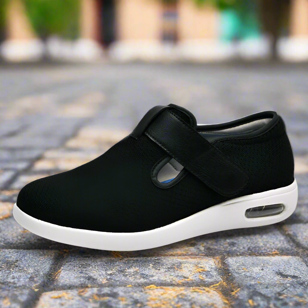 Summer and autumn styles with added fat and widened elderly shoes healthy walking and casual shoes for women easy to put on and take off adjustable shoes  walking shoes