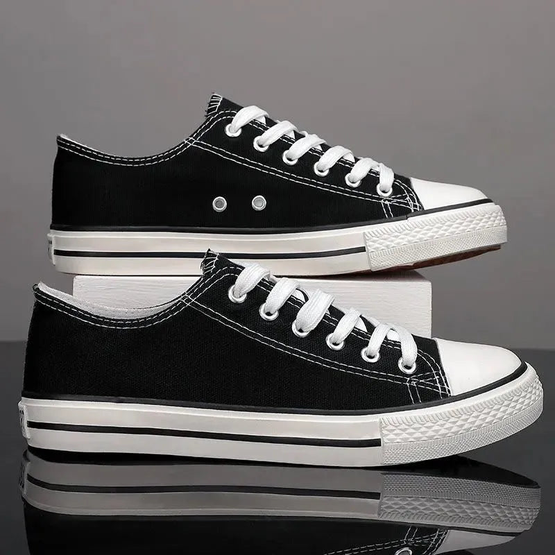 Lace Up Round Toe Canvas Sneakers  Sneakers