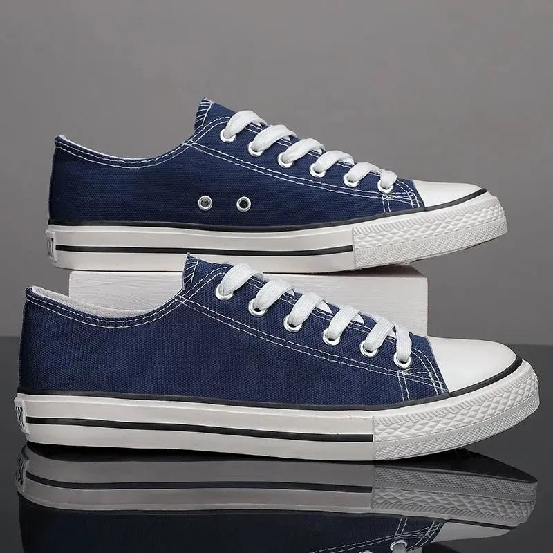 Lace Up Round Toe Canvas Sneakers  Sneakers