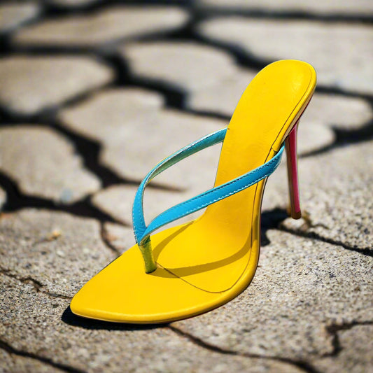 Pointed Toe Real Leather Women Slippers Luxury High Quality Runway Thin High Heels Women Slides Sexy Party Summer Sandals  casual slippers