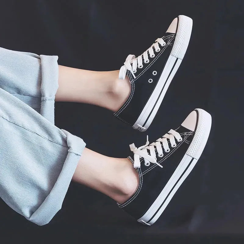 Lace Up Round Toe Sneakers  Sneakers