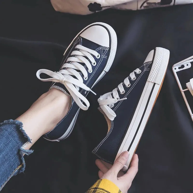 Lace Up Round Toe Sneakers  Sneakers