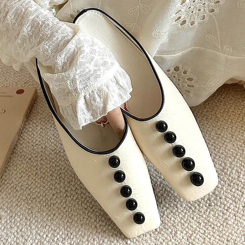 Fashion String Bead Female Slides Ladies Slippers Luxury Footwear Summer Beach Slippers Flats Sandals Shoes For Women Mules  casual slippers
