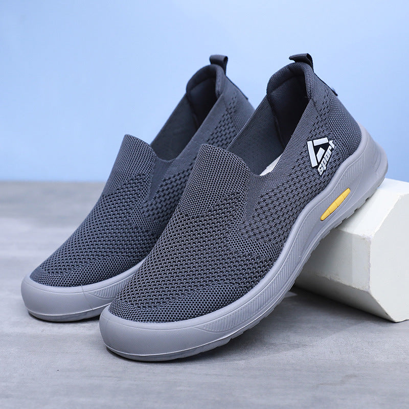 Comfortable and breathable thick soled sports shoes with soft soles for outdoor dad shoes  walking shoes