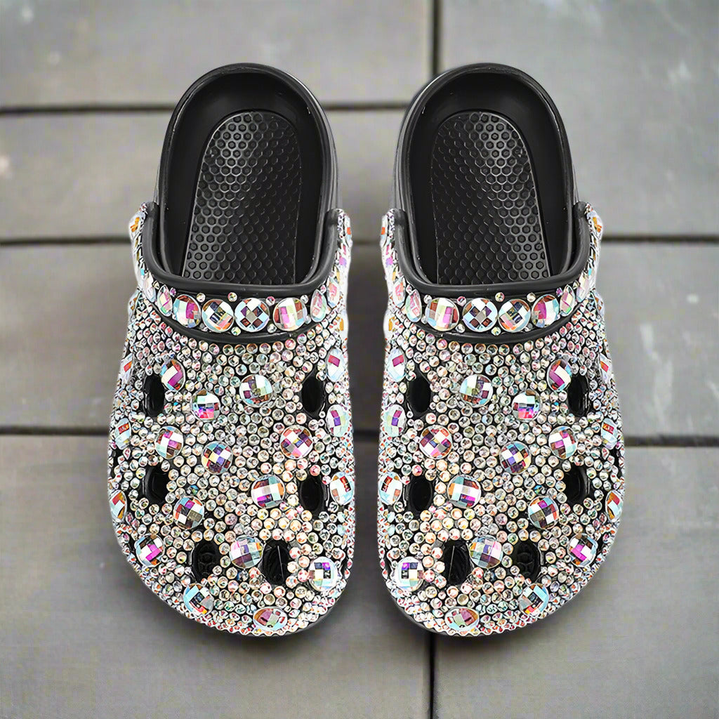 Women Summer Luxury Slippers Rhinestone Decoration Sandals Beach Slides Flip Flop Soft Fashion Casual Shoes  casual slippers