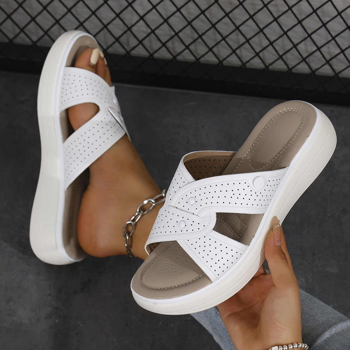 Personality Retro Slippers For Women  Boots