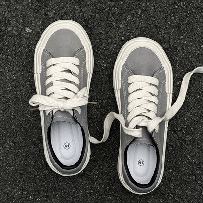 Women's Canvas Platform Casual Sports Skate Shoes CJ