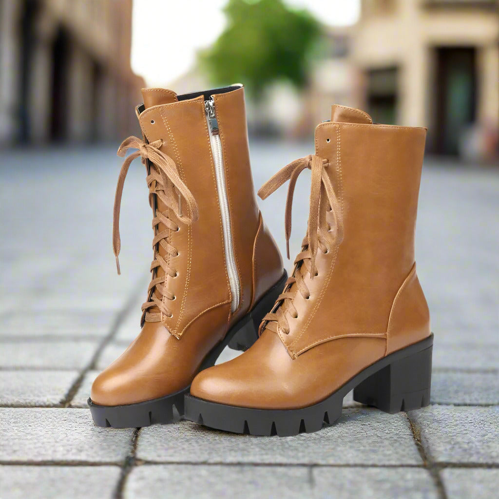 Women's European And American Taiwan Platform Martin Boots  Boots