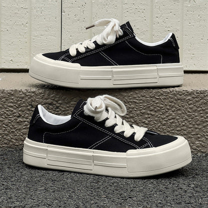Women's Canvas Platform Casual Sports Skate Shoes CJ