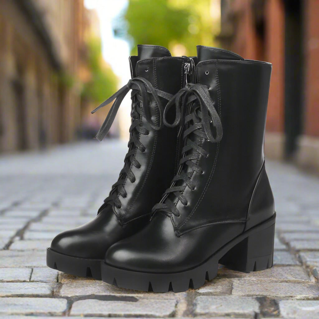 Women's European And American Taiwan Platform Martin Boots  Boots