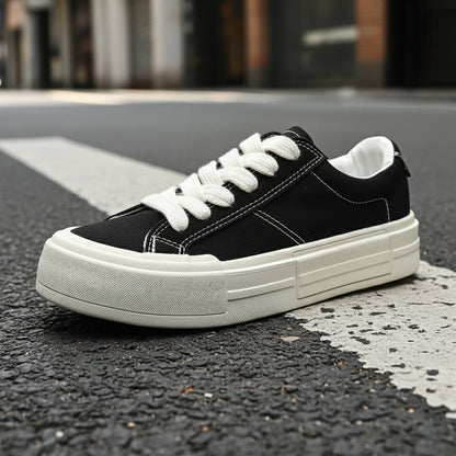 Women's Canvas Platform Casual Sports Skate Shoes CJ