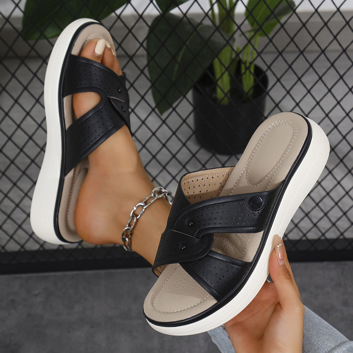 Personality Retro Slippers For Women  Boots