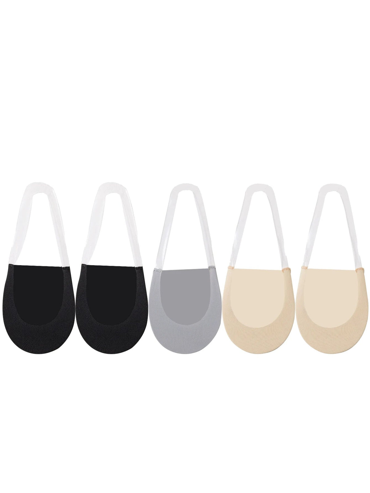 5-Pack Women’s Invisible Low-Cut Socks | Breathable Boat Socks 