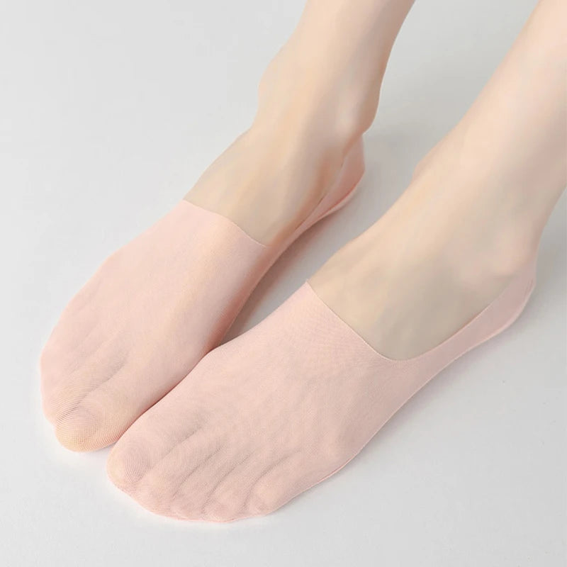 5-Pack Women’s Ultra Thin No-Show Socks | Invisible Boat Socks 