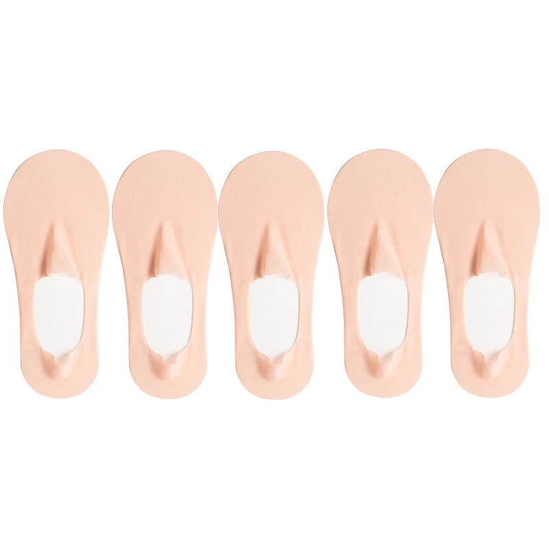 5-Pack Women’s Ultra Thin No-Show Socks | Invisible Boat Socks
