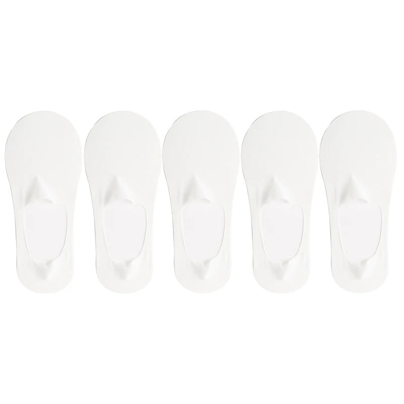 5-Pack Women’s Ultra Thin No-Show Socks | Invisible Boat Socks