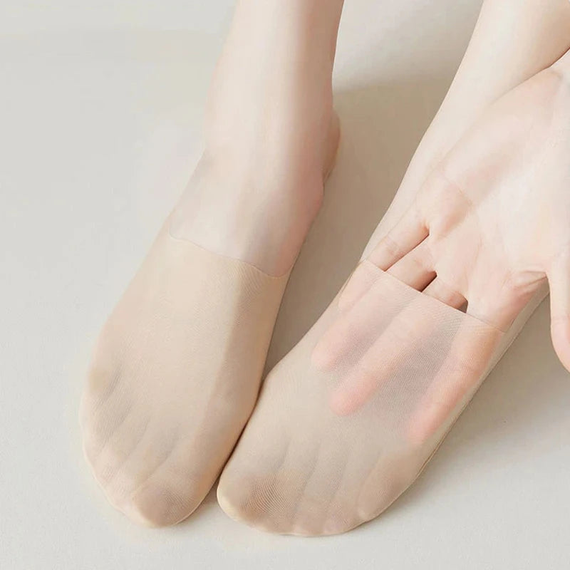 5-Pack Women’s Ultra Thin No-Show Socks | Invisible Boat Socks 