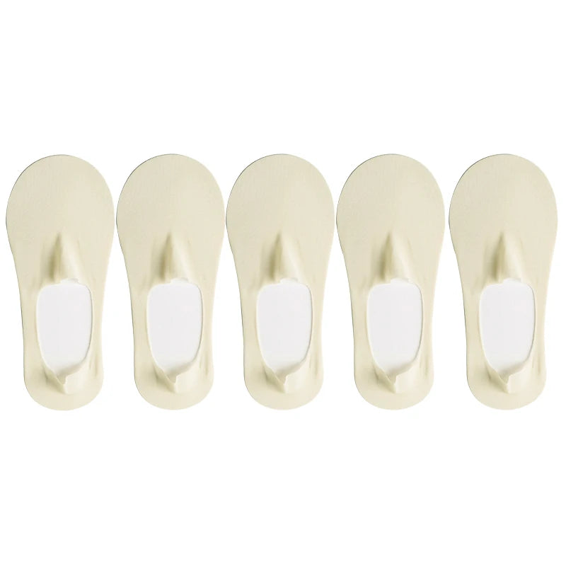 5-Pack Women’s Ultra Thin No-Show Socks | Invisible Boat Socks