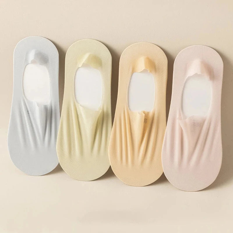5-Pack Women’s Ultra Thin No-Show Socks | Invisible Boat Socks