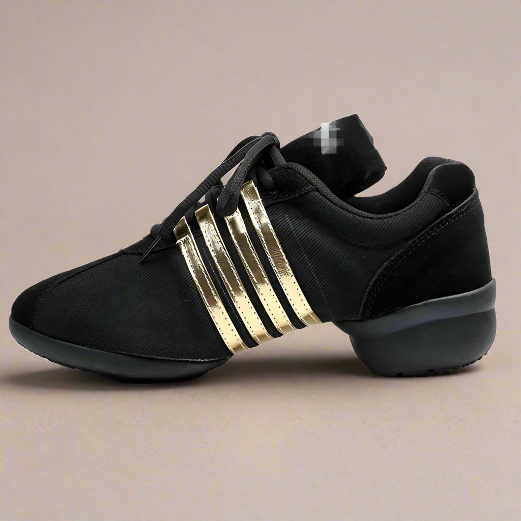 Canvas Modern Dancing Shoes Rubber Sole Indoor And Outdoor Elevator Shoes  walking shoes