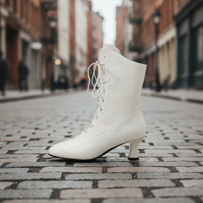 Autumn And Winter Kitten Heels With Pointed Fashion Boots 