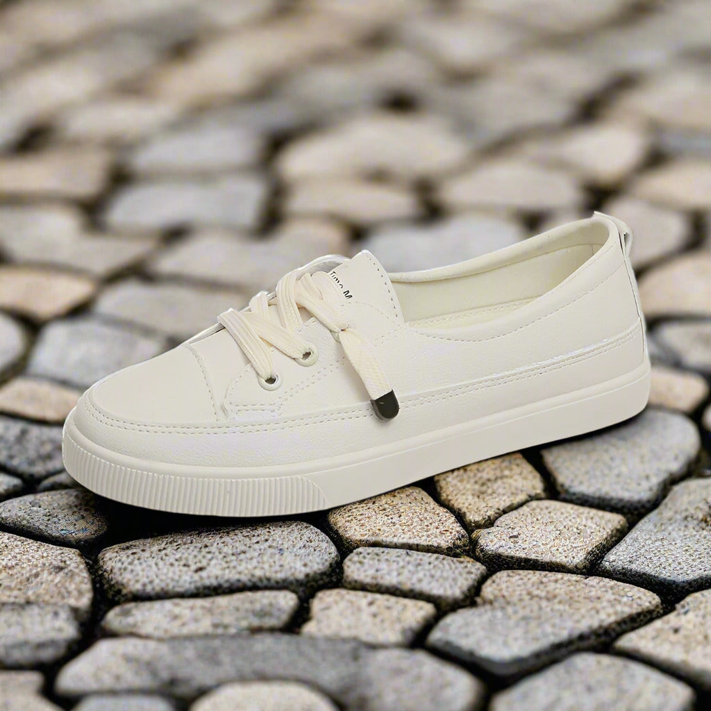 Women's White Shoes Personalized Stylish And Simple Casual  walking shoes