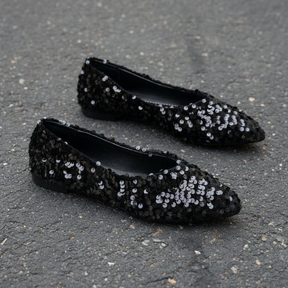 2025 Pointed-toe, Shallow-mouth, Flat-soled Casual Women's Shoes 