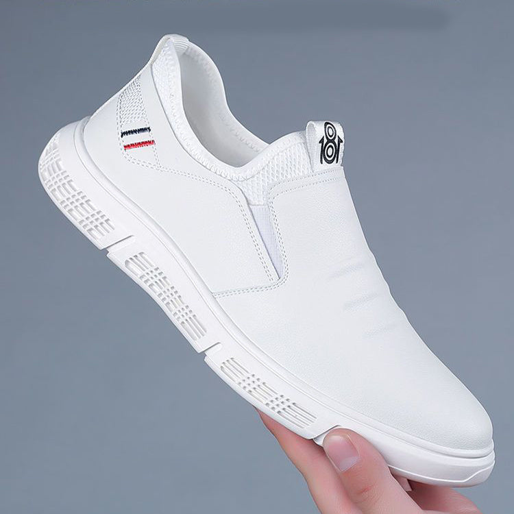Men Shoes Black White Flats Walking Shoes  walking shoes