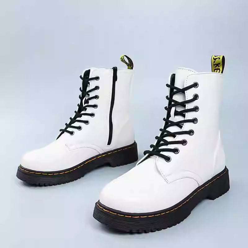 Women’s Martin Short Boots – Classic Lace-Up Ankle Boots