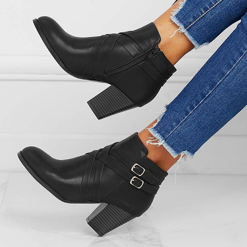 In Stock Short Boots Plus Size Height Increasing  Boots