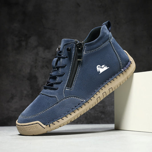 Hand-stitched Womens Shoes Soft Sole Flat Casual 