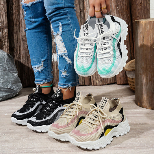 Stylish And Lightweight Soft Bottom Sports Women's Casual Shoes  walking shoes