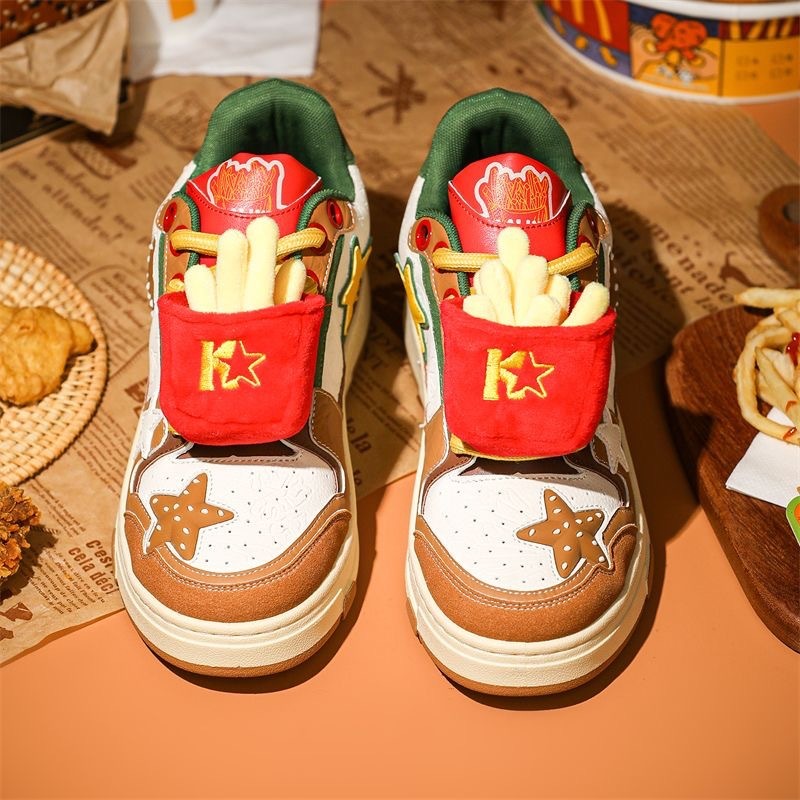 Niche National Fashion Couple Casual Platform Sneakers For Women  Sneakers