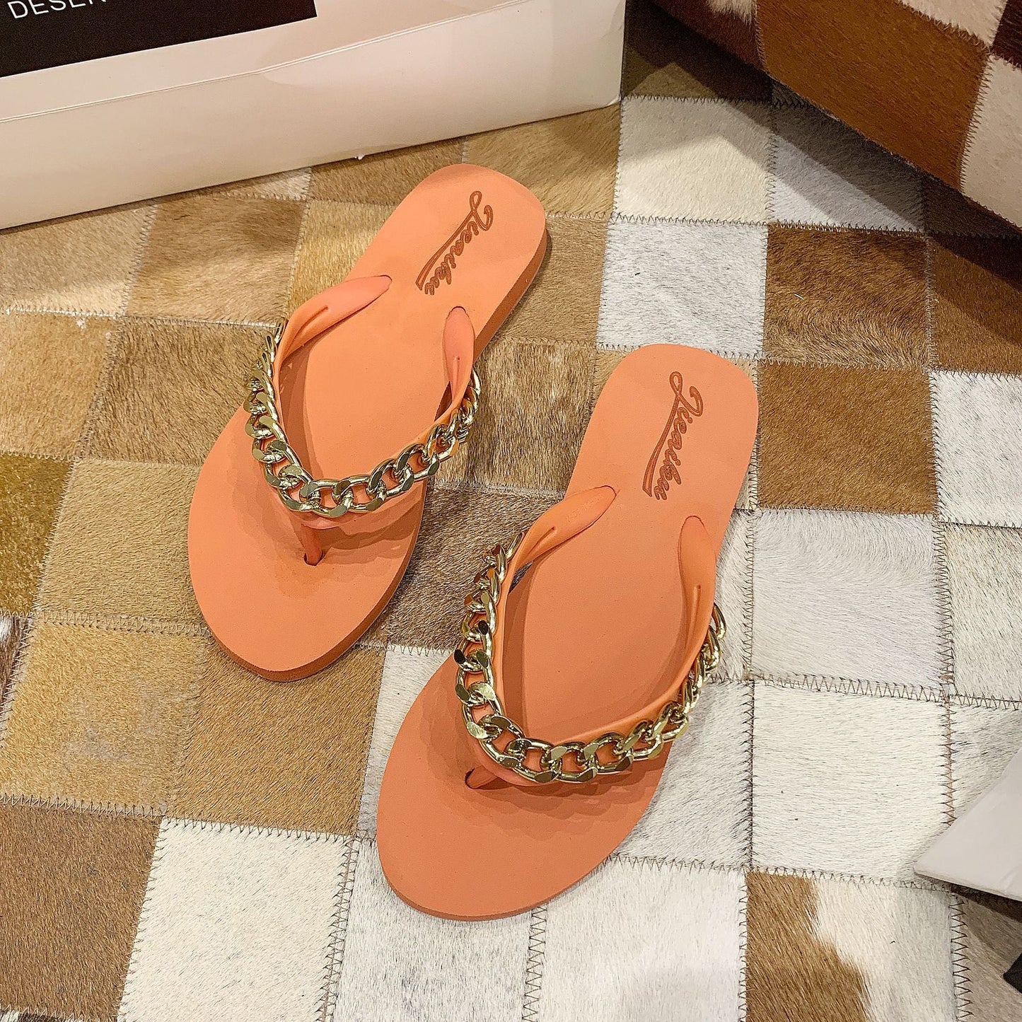 Net Red Rhinestone Slippers Women  casual slippers